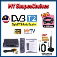 DVB T2 Myfreeview HDTV Digital TV Receiver DVBT2 Tuner Malaysia My Freeview Antenna Set Top BoxDekod