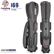 PGM Golf Bag with Wheels Ultra-light Sport Standard Golf Bags Large Capacity Golf Aviation Ball Stor