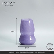 Jade Gourd Shaped Glass Vase