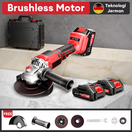 REAIM Brushless 450W Gerinda Baterai 4Inch Mesin Gerinda Baterai Tangan Cordless Angle Grinder