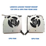 Lenovo Legion Y9000P IAH7H R9000P ARH7 YEAR 2022 DC 12V CPU & GPU FAN