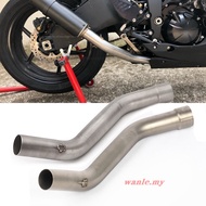 ZX6R ZX 10R ZX10R Motorcycle Exhaust Contact Middle Pipe Connector Slip On For Kawasaki ZX-6R 2009~2