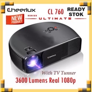 Cheerlux projektor proyektor projektor professional 3000 lumen terbaik