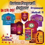 Deepavali Angpow/Customized Design Deepavali/Diwali Angpow 2024 Money pocket/Angpau/Red packet *TREN