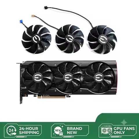 Cooling Fan Suitable for Evga Rtx 3070 3080 3090 Xc3 Black Game Graphics Card 4PIN 87MM PLA09215S12H