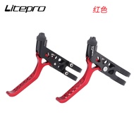 Litepro Brompton ก้านเบรกกลวง7075อลูมิเนียมอัลลอยด์น้ำหนักเบา72กรัมคันเบรคสำหรับเบรกพับได้22.2มิลลิเ