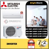 MITSUBISHI MR SLIM [JS Series] R32 Inverter Air-Conditioner (1.0HP/1.5HP/2.0HP/2.5HP)