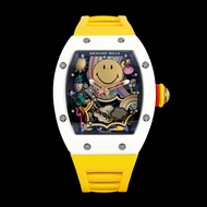 Original imported fast shipping RM88 Smiling Face Richard Mille JB Mens Hollow High-end Watch ZF Wi