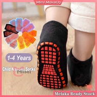 4 Colors Kids Cotton Anti Skid Socks Adult Children Breathable Yoga Sports Dance Trampoline Floor Socks for Boys Girls