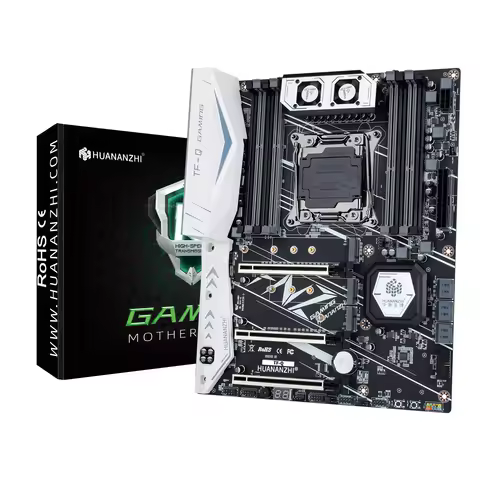 HUANANZHI x99 motherboard TF-Q LGA2011-3 E5 V3 V4 CPU with dual M.2 NVME slot support both DDR3 and 