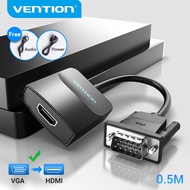 Vention VGA to HDMI Converter 1080P HD Digital to Analog Audio Video Adapter VGA to HDMI Connector F