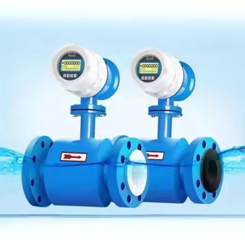DN15-150 Intelligent Electromagnetic Flowmeter Sewage Air Conditioning Water Liquid Cold and Heat Me