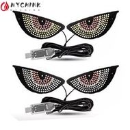 CHINK Cars Dynamic LED Light, USB 11 Modes Devil Eyes LED Light, Creative Animation LED Modification