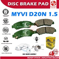 S2U Disc Brake Pad Front Perodua Myvi 1.5 D20N 2018YR New Model Brek Pad Depan Kereta 0088