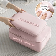 【SG stock】6Pcs Set Travel Storage Bag Compression Luggage Storage Bag Packing Cubes Compression pack