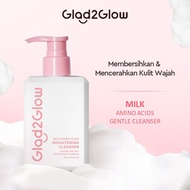 Glad2Glow Milk Amino Acid Gentle Cleanser Brightening facial