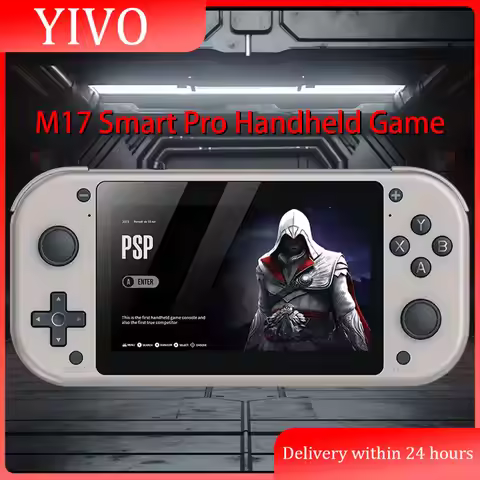 For Trimui M17 Smart Pro Handheld Game Console 4.96''IPS Screen Linux System Joystick RGB Lighting R