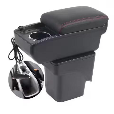 Car Ford Focus 2 Mk2 Armrest box﻿ elbow support central content store case console storage