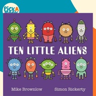 [100% Original Books] - Ten Little Aliens by Mike Brownlow (UK edition, paperback)