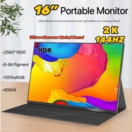 Metal border13.3/15.6/16/17.3 Inch /2K/4K//155HZ/240HZ/touch screen/IPS/HDR/Portable Monitor/HDMI/TYPEC/DP/Gaming Monitor for Switch /XBOX /PS4/ps5  /Phone/ Laptop