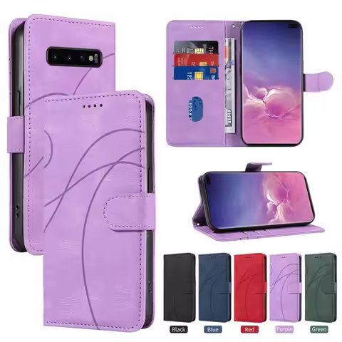 Leather Case For Samsung Galaxy A91 A81 A73 A72 4G A71 A70 A56 A55 S10 Plus S10e S9 S8 S7 Edge Note 