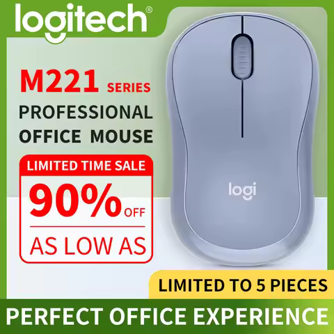 Logitech M221 Professional Office Mouse is compact, quiet, convenient to carry, comfortable to touch