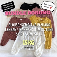 Bale Bundle Borong|Kemeja|Blouse|Baju Panjang|Jeans|Skirt MIDI|Long Skirt|Jumpsuit| Mix Item Bale Bu