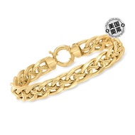 Ross-simonsRoss Simons 18kt Pure Gold Multi-Oval Chain Bracelet 8 Inch Beautiful