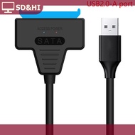 SD&HI SATA TO USB 3.0 2.0 Type-C Adapter สำหรับ2.5 3.5นิ้ว External HDD SDD ฮาร์ดดิสก์ไดรฟ์ External