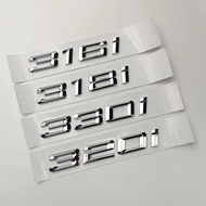 3D ABS Chrome Car Trunk Letters Stickers For BMW F30 E90 G20 E46 316i 318i 320i 325i 328i 330i 335i 