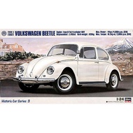 Hasegawa 21203 1/24 Volkswagen VW Type1 Beetle Bug 1967 HC3, PLASTIC MODEL KIT