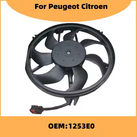 Auto Parts Radiator Fan OE 1253E0 For Peugeot 206 207 Citroen C2