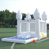 12.5FTx7.1FT White Inflatable BOUNCE House
