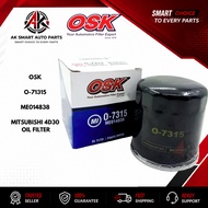 OSK O-7315 ME014838 Mitsubishi 4D30 Oil Filter