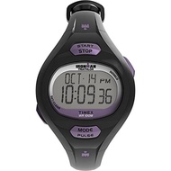 Timex Women's T5K187 Ironman Pulse Calculator Black/Purple Resin Strap Watch