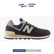 Men's Sneakers 574 - Black Cement Slate Grey (U574SGG) Original