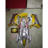 Fiz R F1z R Fiz R Millennium Silver Body Cover - Yellow, YAMAHA F iz R Smooth Body Cover Set