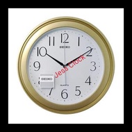 Seiko Qxa576 Original Wall Clock - Gold Decoration Al6