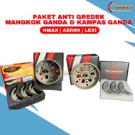 Anti-Gredek Package Double Clutch Bowl Kartel Racing NMAX Aerox Lexi Daytona Titanium Race - M2O Mas