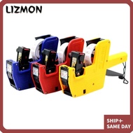LIZMON Digital Tag Printer, Office 8 Digits Display Price Label Printer, Portable 1 Roll Labels + 1 