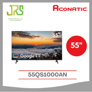 ACONATIC QLED TV Google TV สมาร์ททีวี 55 นิ้ว รุ่น 55QS1000AN