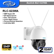 Reolink RLC-523WA | 5MP | 5X Optical Zoom | AI Motion Color Night Vision | Wireless PTZ Outdoor Auto Tracking