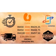 *Limited Time/Stock Offer* 2.5% Discount Umobile Topup/Pay Bill