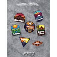 FXYP Exquisite Camping Theme Cartoon Film Car Electric Car Storage Box Luggage Decoration Waterproof