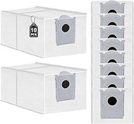 Pack of 10 Activated Carbon Dust Bags for Ecovac s Deebot X8 Pro Omni/X8 OMNI/T50 PRO Omni/T50 Max P