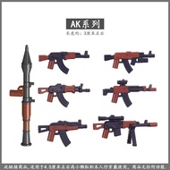 第三方军事人仔AK47特种兵RPG武器AK74小颗粒兼容乐高积木玩具/6.13