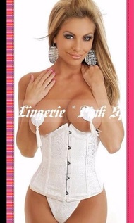 最後一個 S細碼✨全新白色半身馬甲 #girdle #婚紗 Cosplay Corset #束腰 #腰封