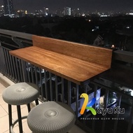 Mahogany Balcony Table