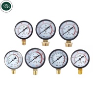 YGS Accurate Measurement PSI Pressure Gauge Meter Air Compressor Gauge Meter