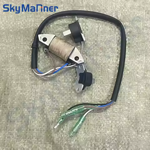 69P-85541-09 Charge Coil And 61N-85543-09 61N-85543-19 Coil Pulser Assy For Yamaha Boat Engine 25HP 